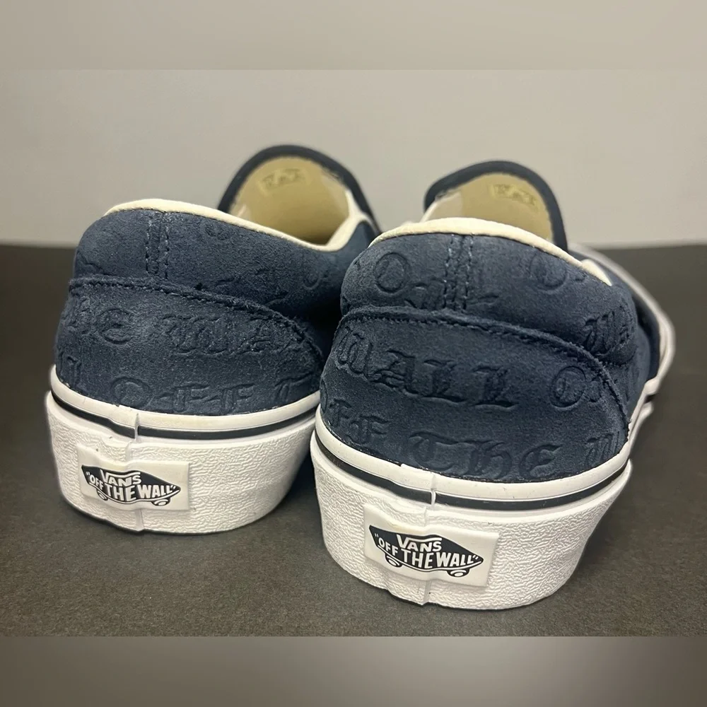 Vans- Blue/White,‎ Men Size:7.5, Womens Size:9, New with tag, no box